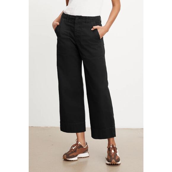 Velvet by Graham & Spencer Black Wide Leg Pants - Picture 3 of 8